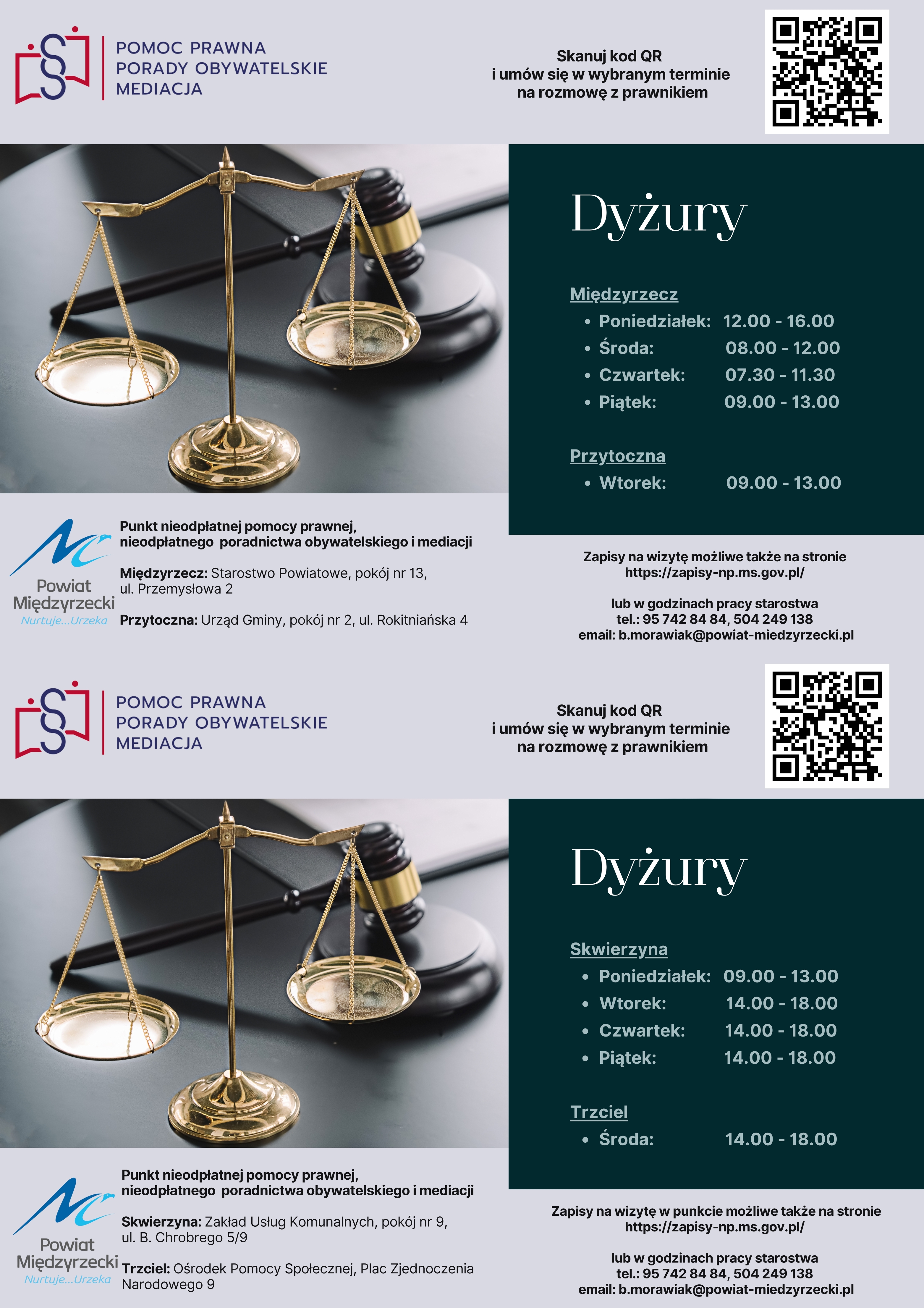 Dyżury punktów NPP