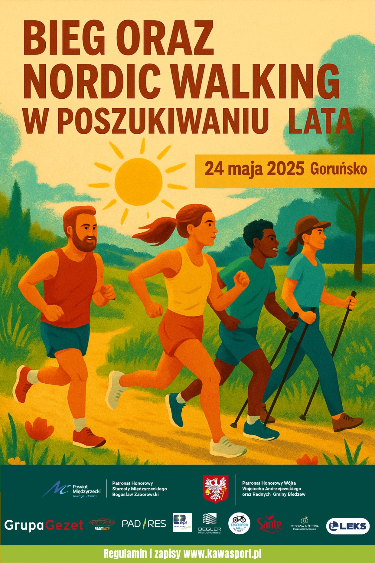 Plakat - nordic walking